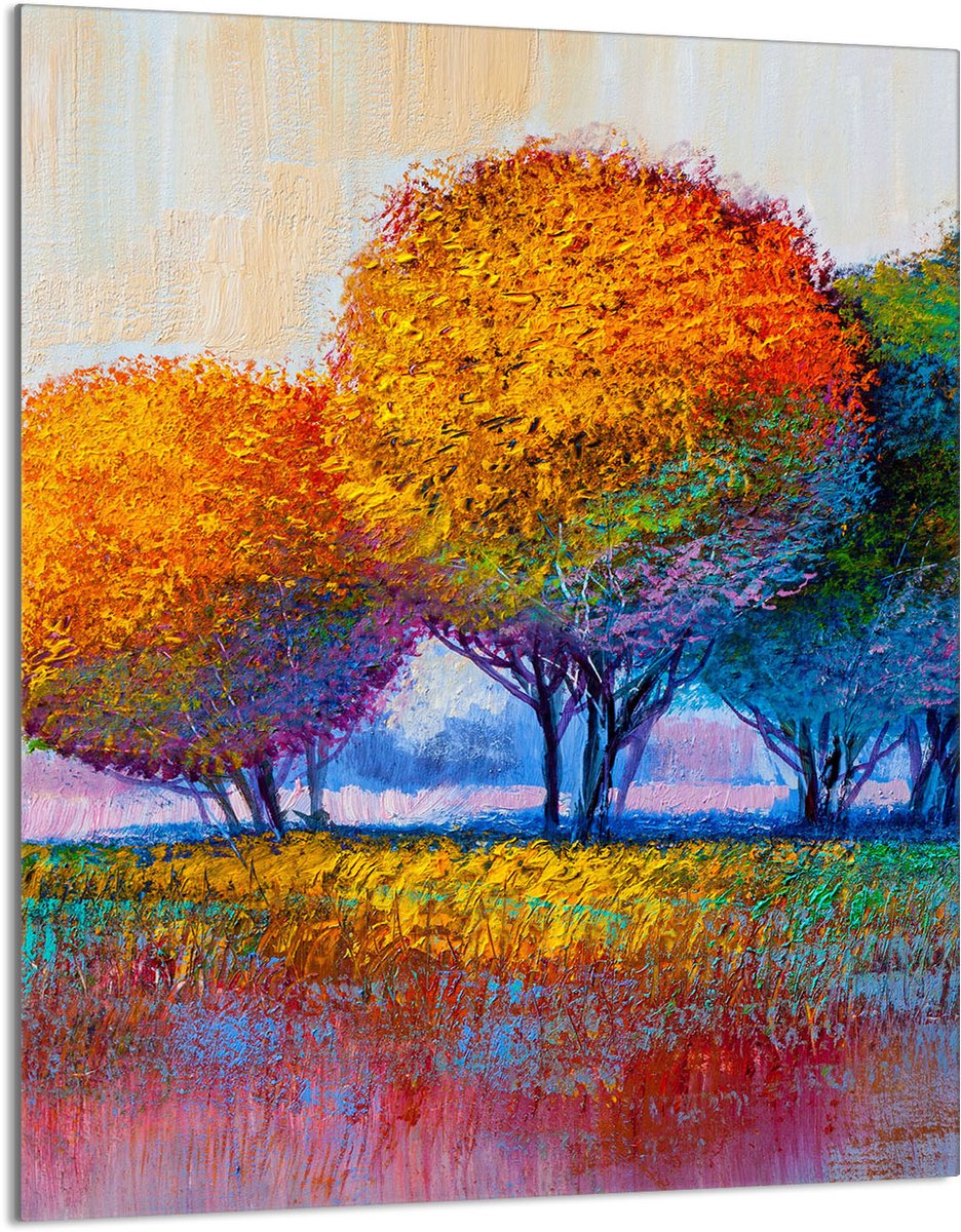TMK ArtDeko Serie - Snijplank Glas - 40x52 cm - Motief Drzewa