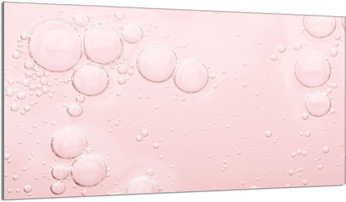 TMK ArtDeko - Achterwand voor kookplaat - Roze - 90cm x 52cm - Veiligheidsglas