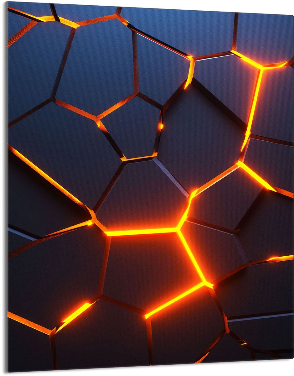 TMK ArtDeko Magma - Snijplank - 40x52 cm - Schokbestendig - Glas