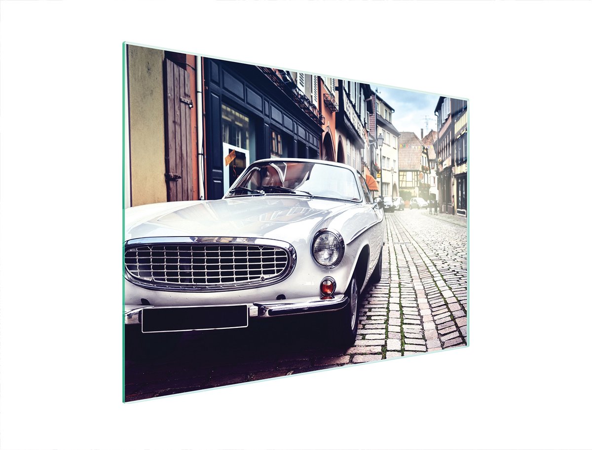 TMK ArtDeko Serie - Glazen Snijplank - 40x30 cm - Auto Design