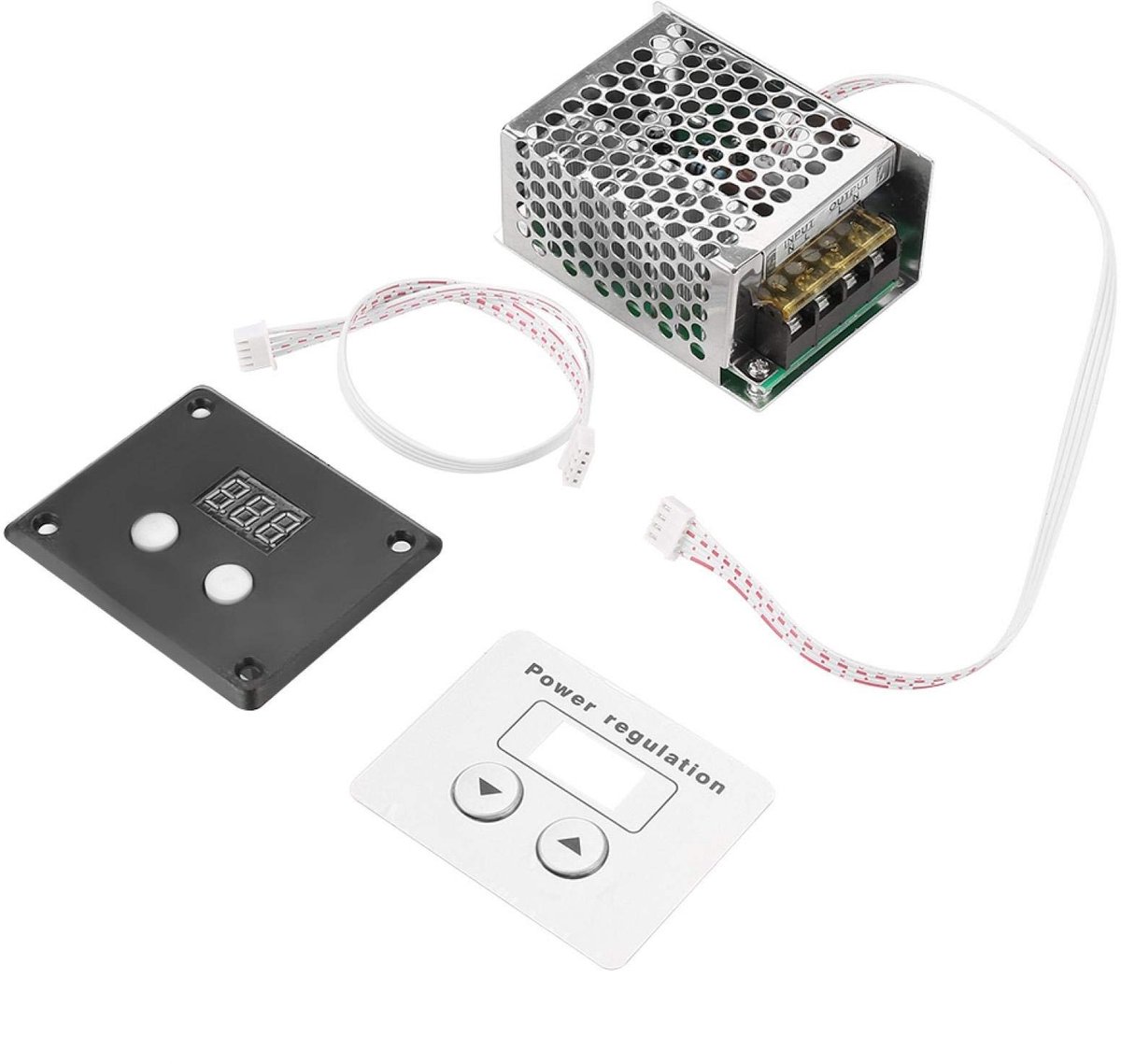 aladdien - Spanningsregelaar - Digitale Dimmer - Voor AC 220 V - Vermogen tot 4000 W - Snelheidsregeling - Ideaal voor Thuisgebruik - Compact Formaat