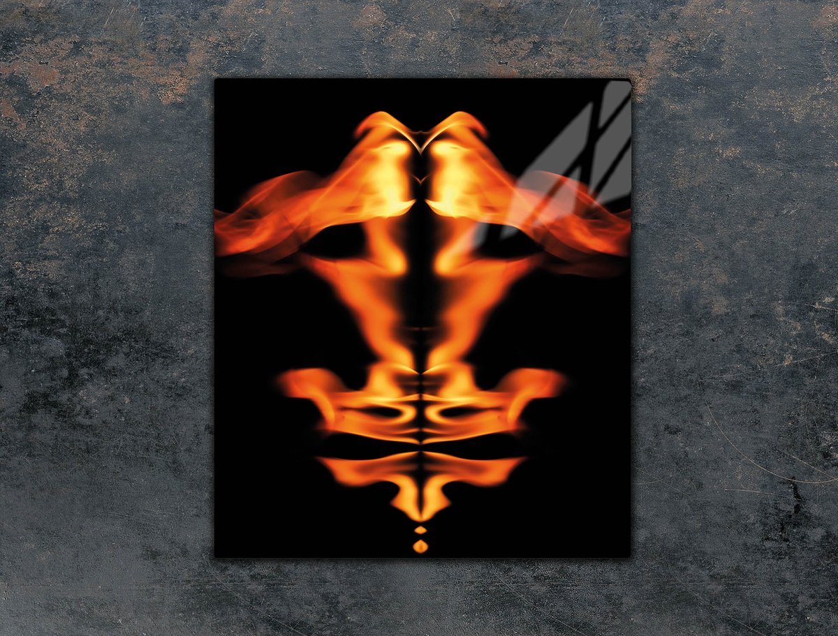 TMK ArtDeko - Snijplank - 45x52 cm - Glas - Ognenvorm