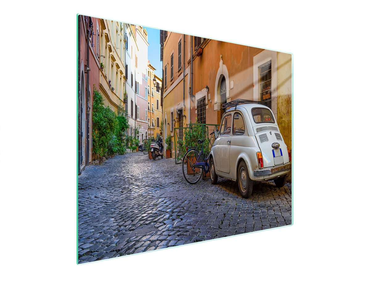 TMK ArtDeko Serie - Glazen Snijplank - 52x30 cm - Veiligheidsglas - Antislip