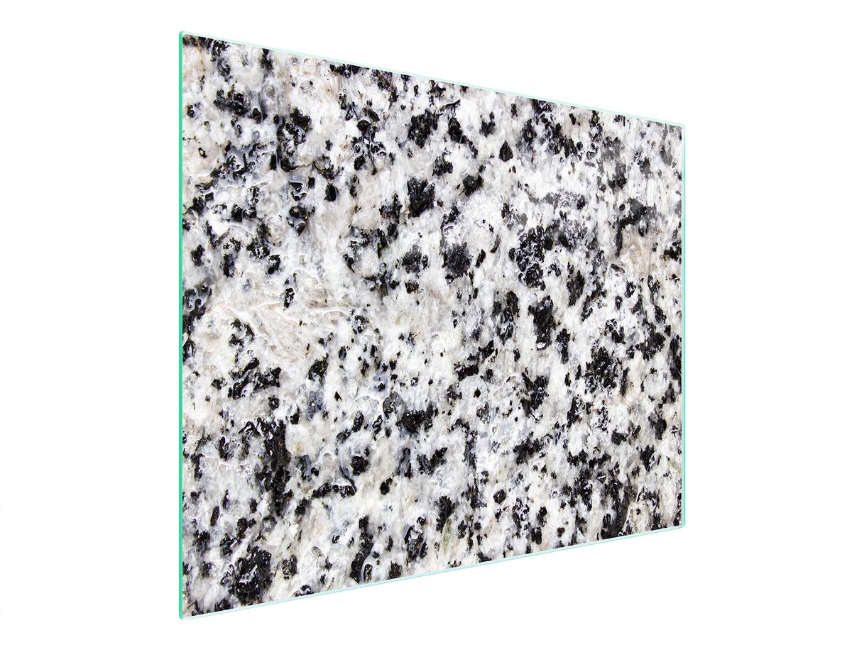 TMK ArtDeko - Snijplank Glas - 52x30 cm - Marmerdesign - Veiligheidsglas