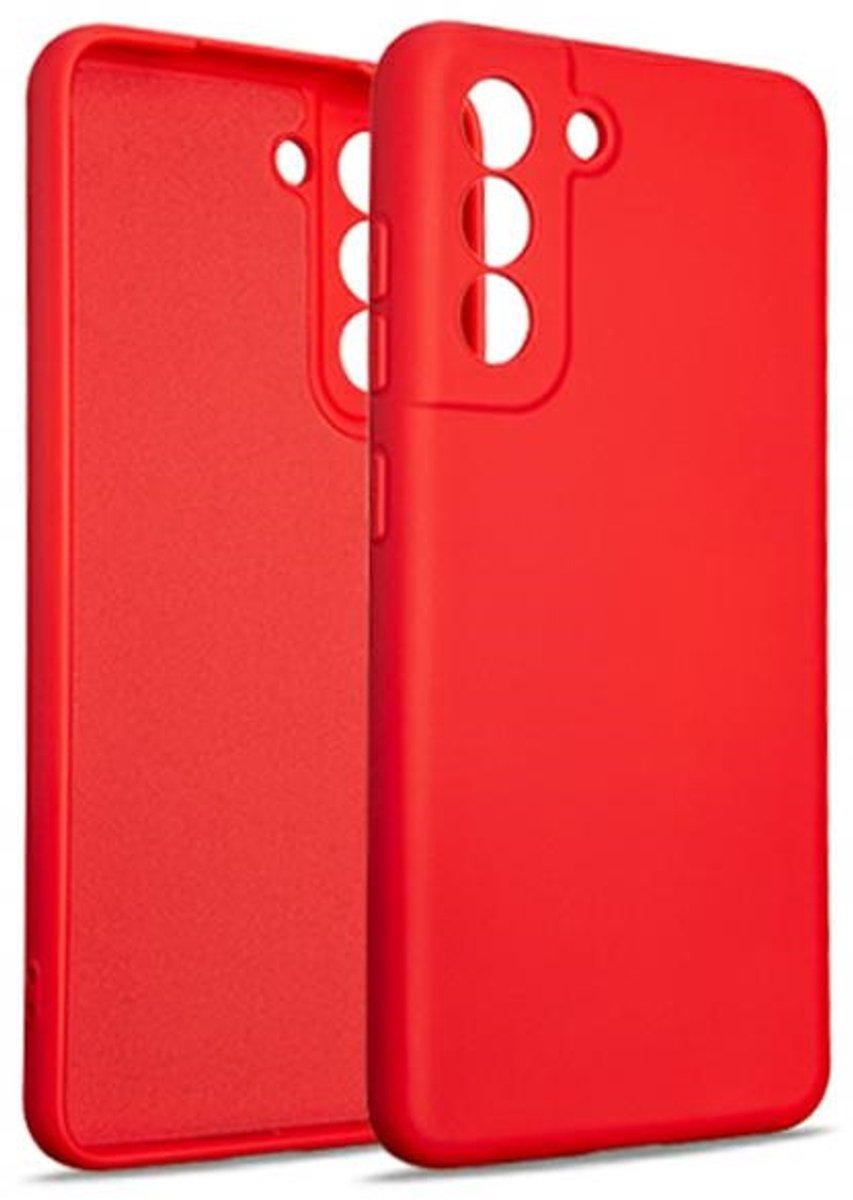 Beline Siliconen Hoesje Samsung M53 M536 rood/rood