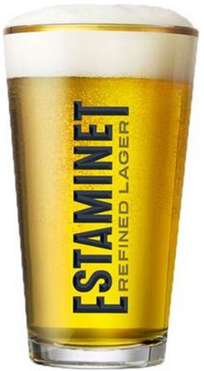 Estaminet bierglazen | 12x bierglas | 50cl