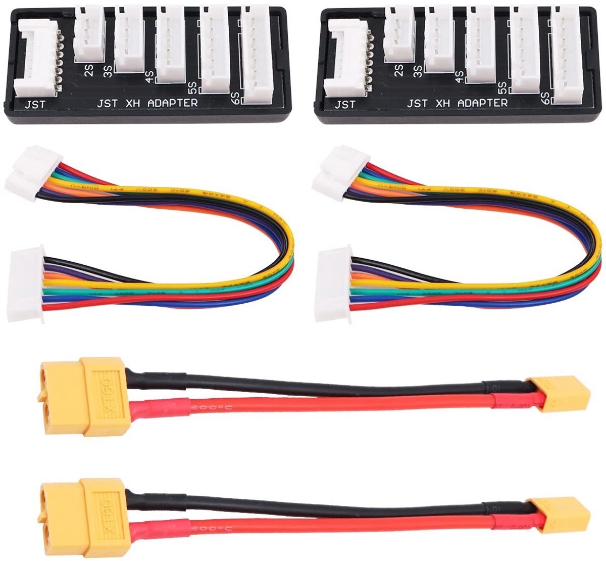 Allecto - Parallel Opladen Board - Balance Charger - Voor RC Lipo Batterij - Compact Formaat - XT30 Plug - Opladen met gemak