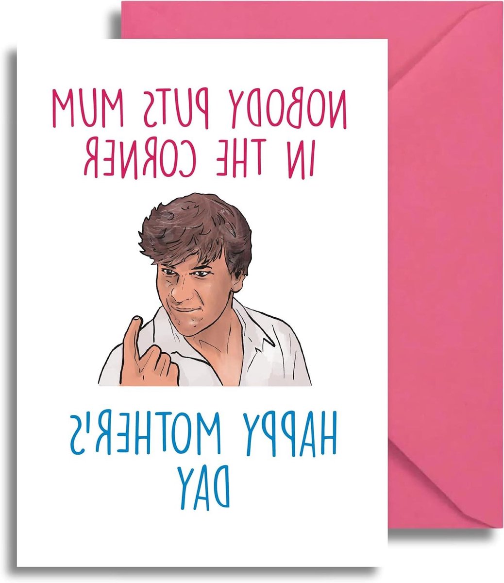 Moederdag Kaart - Wenskaart Grappig - Moederdag Vieren - Gedrukt in UK - 5x7 Inch - Multicolor