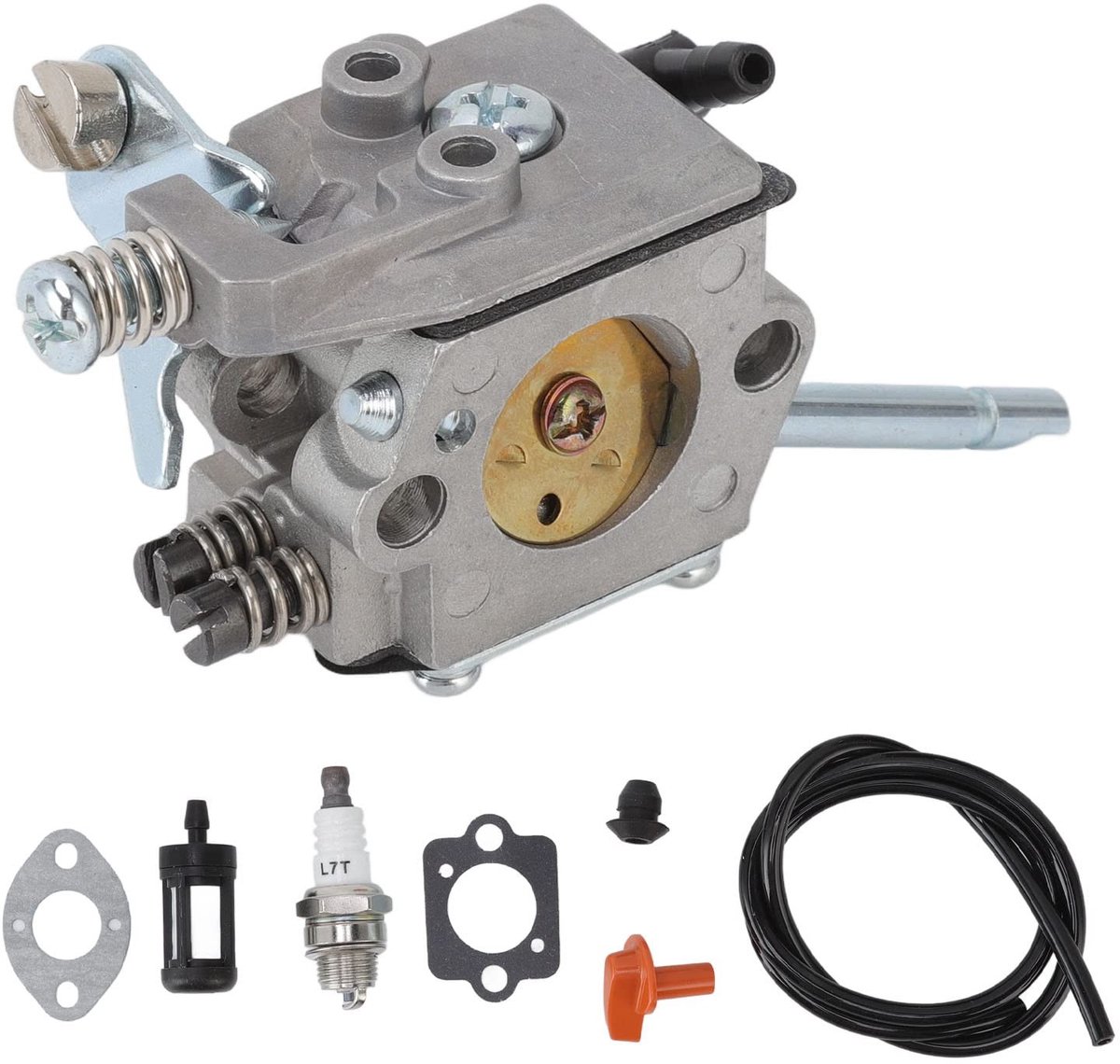 Allecto - Trimmer Carburateur Kit - Carburateur voor Trimmers - Hoogwaardige Metalen Structuur - Geschikt voor Diverse Modellen - Inclusief Accesso...
