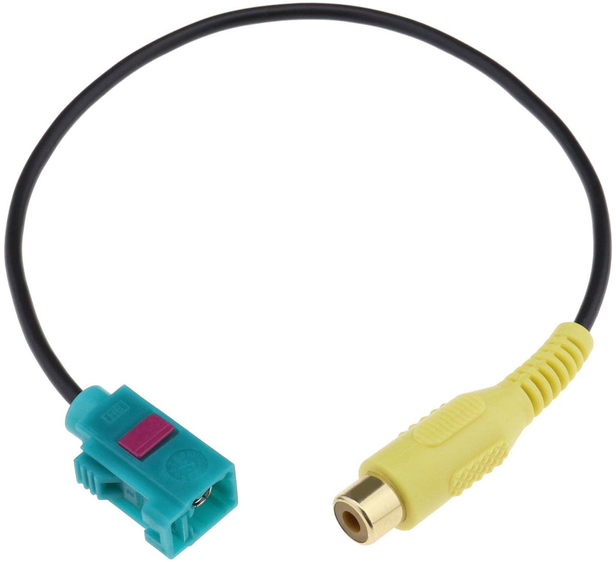 Allecto - Fakra Z Vrouwelijk naar Vrouwelijk Adapter Kabel - 80 cm - Video Adapter - Perfect voor Mercedes - Achteruitrijcamera - Geschikt voor...