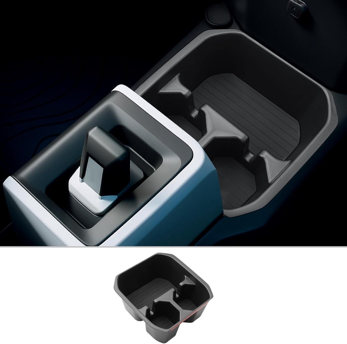 Center Console Organizer voor Dacia Spring Electric EV 2025 - Opbergdoos, Drankhouder en Accessoires voor een Geordende Autoervaring