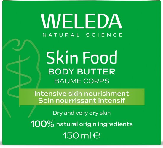 WELEDA Skin Food - Body Butter - Verzorgt Droge Huid Van Top Tot Teen - Voedt De Droge Huid Langdurig - Herstelt Barrièrefunctie Van De Huid - 100% Natuurlijke Ingrediënten - 150ml