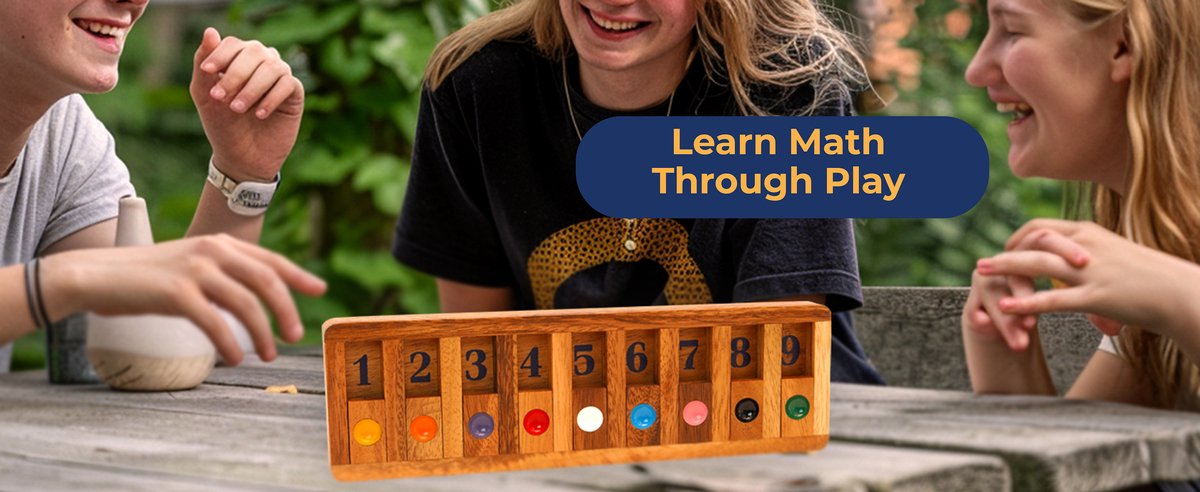 Bsiri Shut The Box - Dobbelspel - Tactiek- en Rekenspel (1-9) - Bordspel, Educatief Speelgoed, Leerspel voor Kinderen en Volwassenen - 1 Speler — cadeau in Spellen & Speelgoed - foto 7