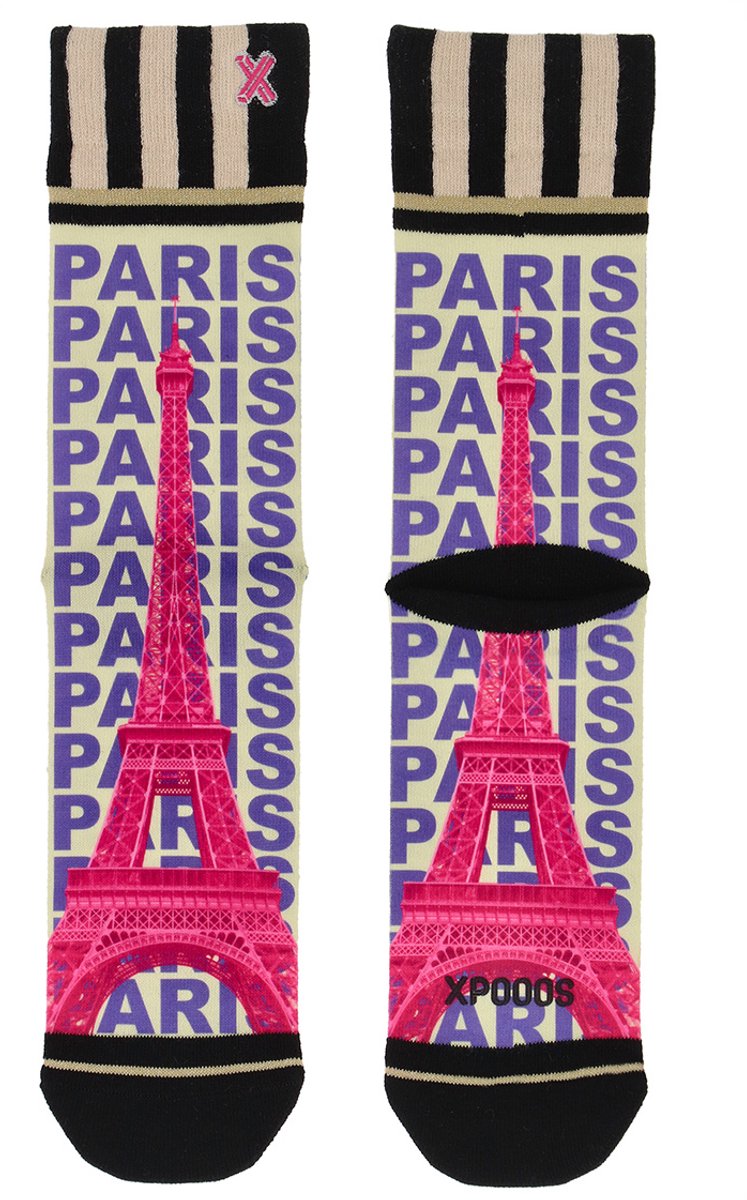 XPOOOS - Paris Dames Sokken - 1-Pack - Maat: One Size
