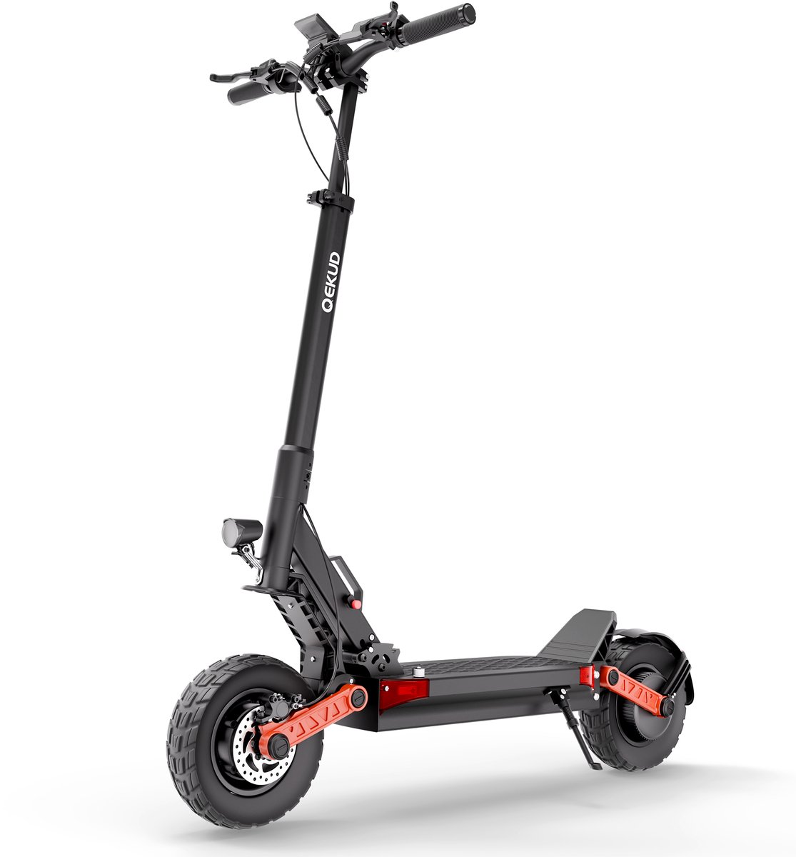 Qekud S10-S-Z Elektrische Scooter – 2x1000W Motor – 60V 18Ah Accu – 60km/h – 75km Bereik – 10" Banden – Dubbel Hydraulische Remmen