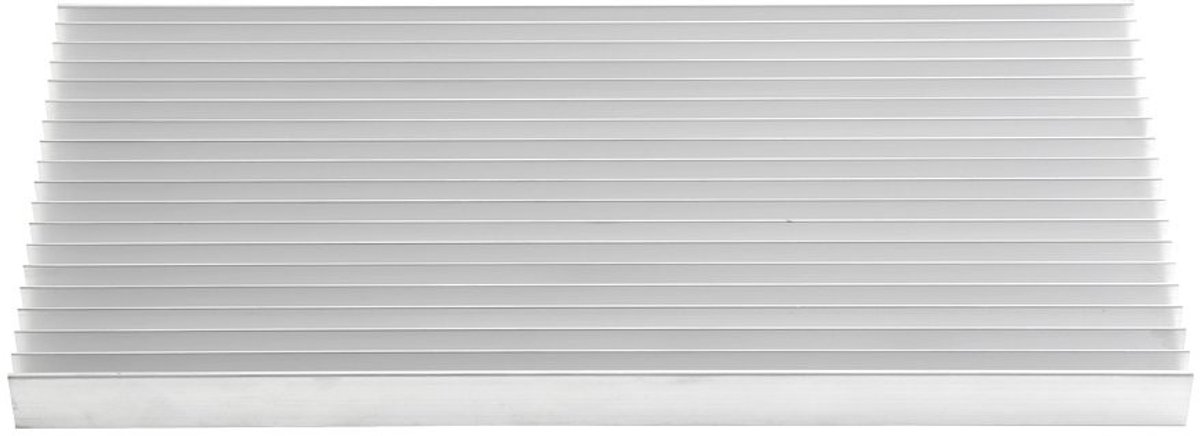 Allecto - Aluminium Koellichaam - Koeling voor LED Lamp - 300x140x20mm - Geschikt voor Hoge Vermogen - Efficiënt Koelen - Duurzaam Materiaal