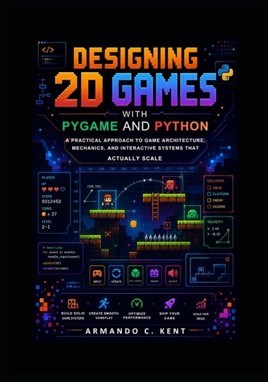 Designing 2D Games with Pygame and Python - cover