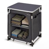 TRVLMORE Campingkast - Campingkeuken - 70KG Draagvermogen - Aluminium Frame - Inklapbaar - Incl. Draagtas - 50x60x72CM - Grijs