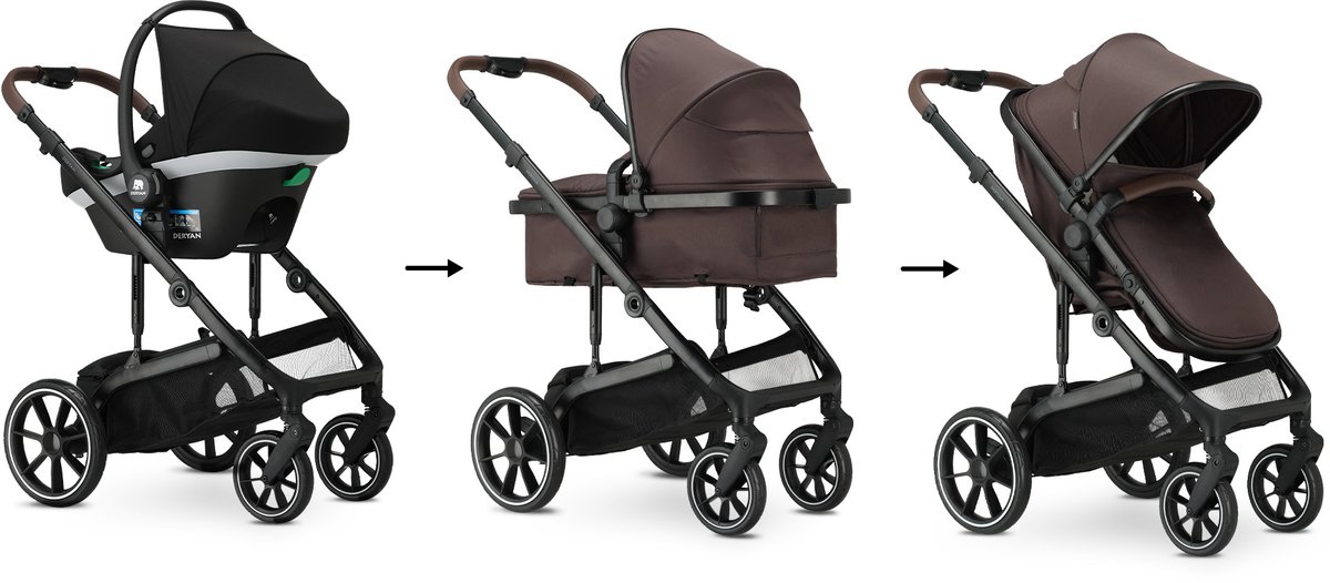 Deryan Noa Kinderwagen 3-in-1 - Alles-in-één vanaf dag één thumbnail 4