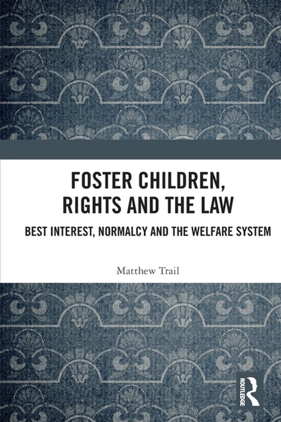 Foster Children, Rights and the Law - cover