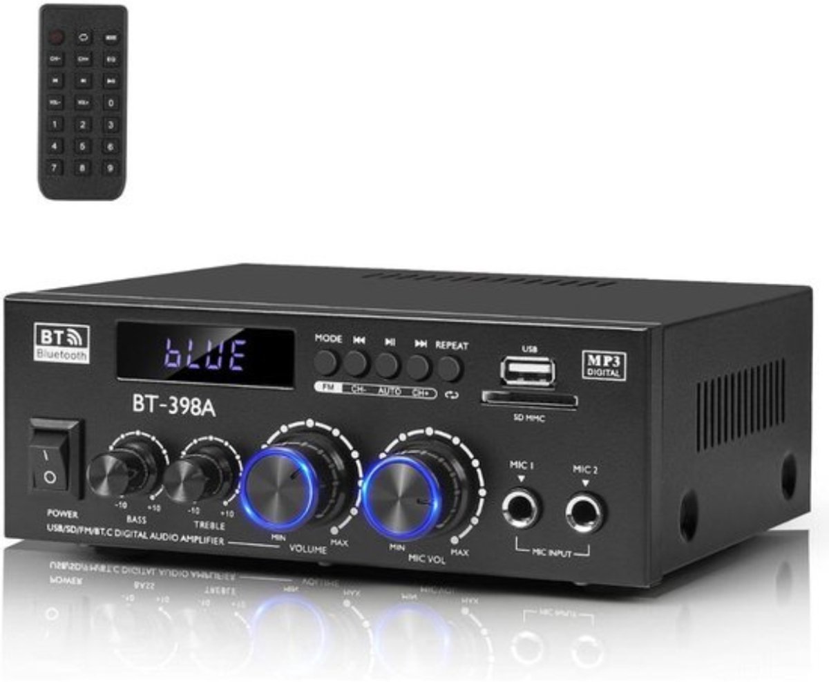 Thuys - Audio Versterker - Stereo Versterker - Amplifier- Complete Set - Zwart