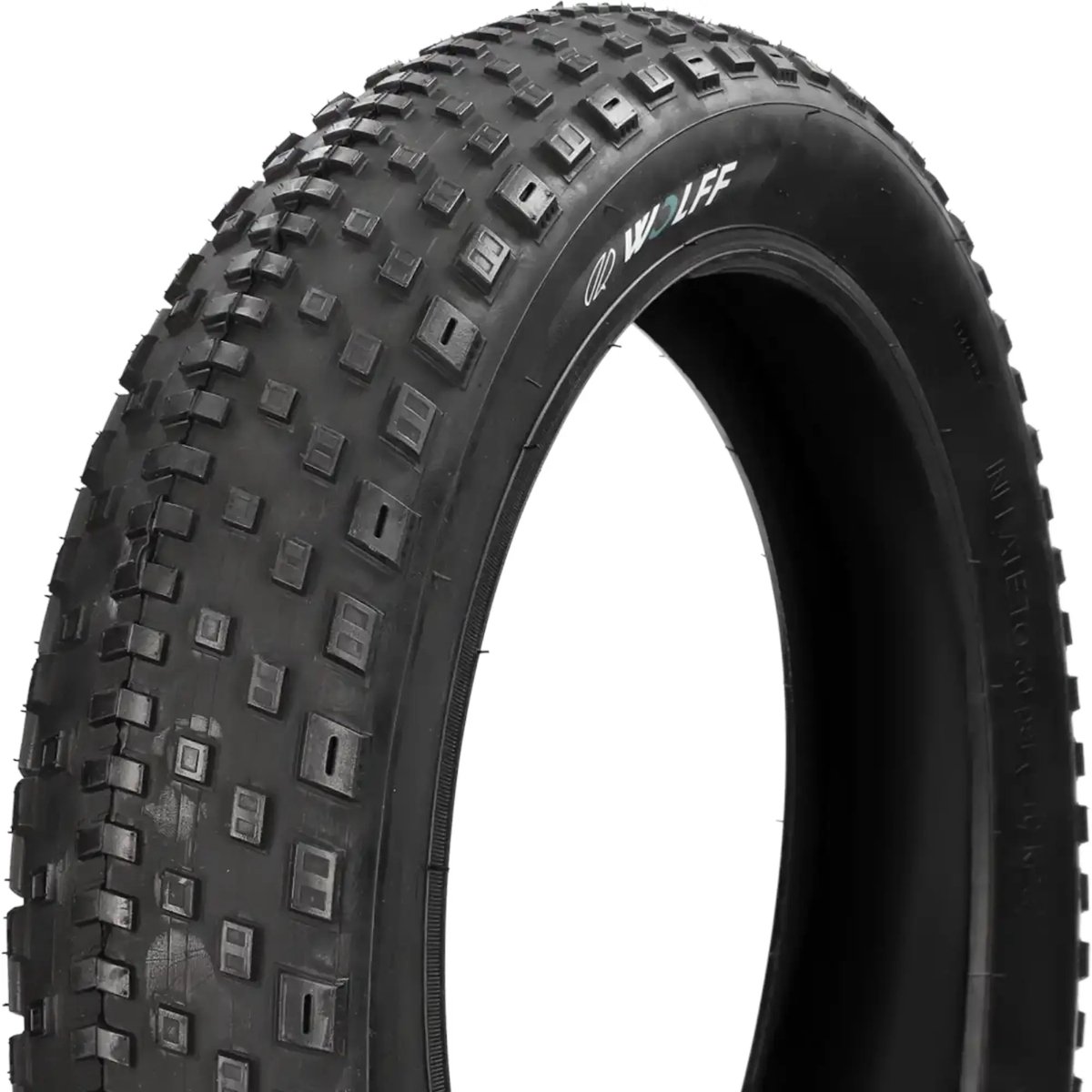 WOLFF Fatbike buitenband - 20x4.00 - Punctie- en temperatuurbestendig - Comfortabel rijden - Zwart