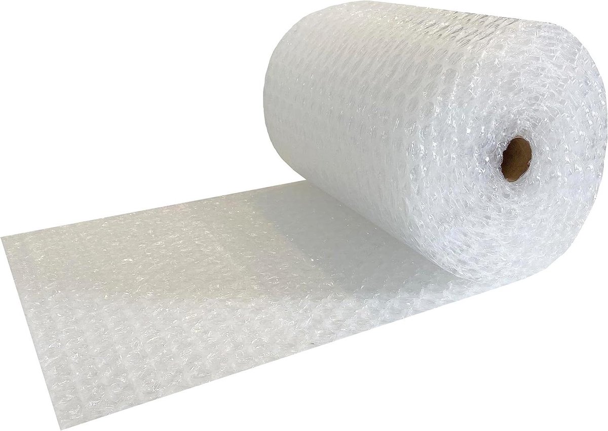 Beschermende Bubbeltjesplastic - Verhuis Bubbeltjesplastic - Pakketten Versturen - Grote 1/2 Inch Bubbels - 60 cm x 20 meter - Transparant