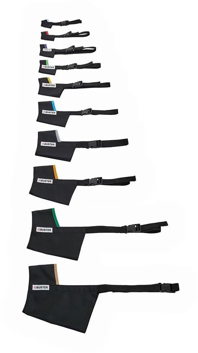 Kruuse Nylon Easy-id Muilkorf Zwart 3XL