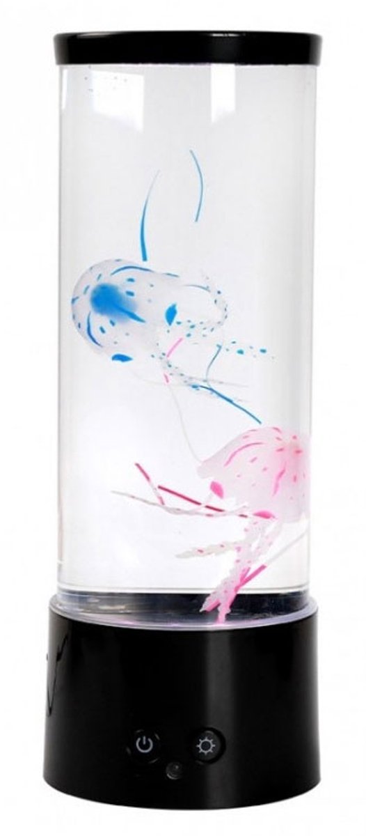 i-Total Lavalamp - Lava Lamp - Jellyfish - Sfeerlamp op USB en/of Batterijen - 29.6x10.5 cm - Met Afstandsbediening - Verander in 16 Kleuren - XL2496 — afbeelding 4