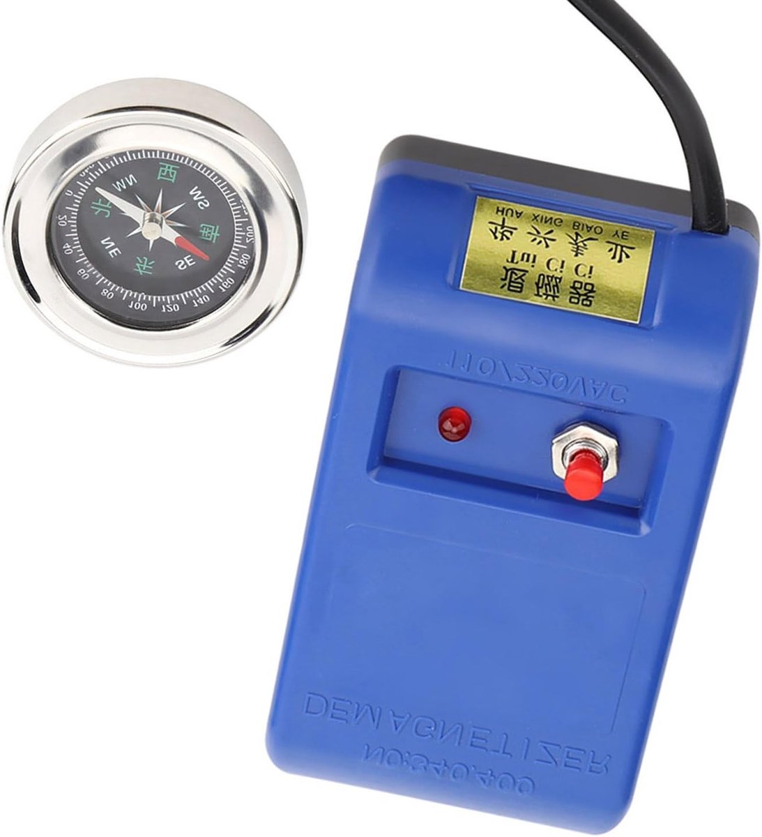 Professionele Elektrische Demagnetiseur voor Horlogeherstel - Degausser Set met 110V-220V Aansluiting, Ideaal voor Horlogemakers en Technici