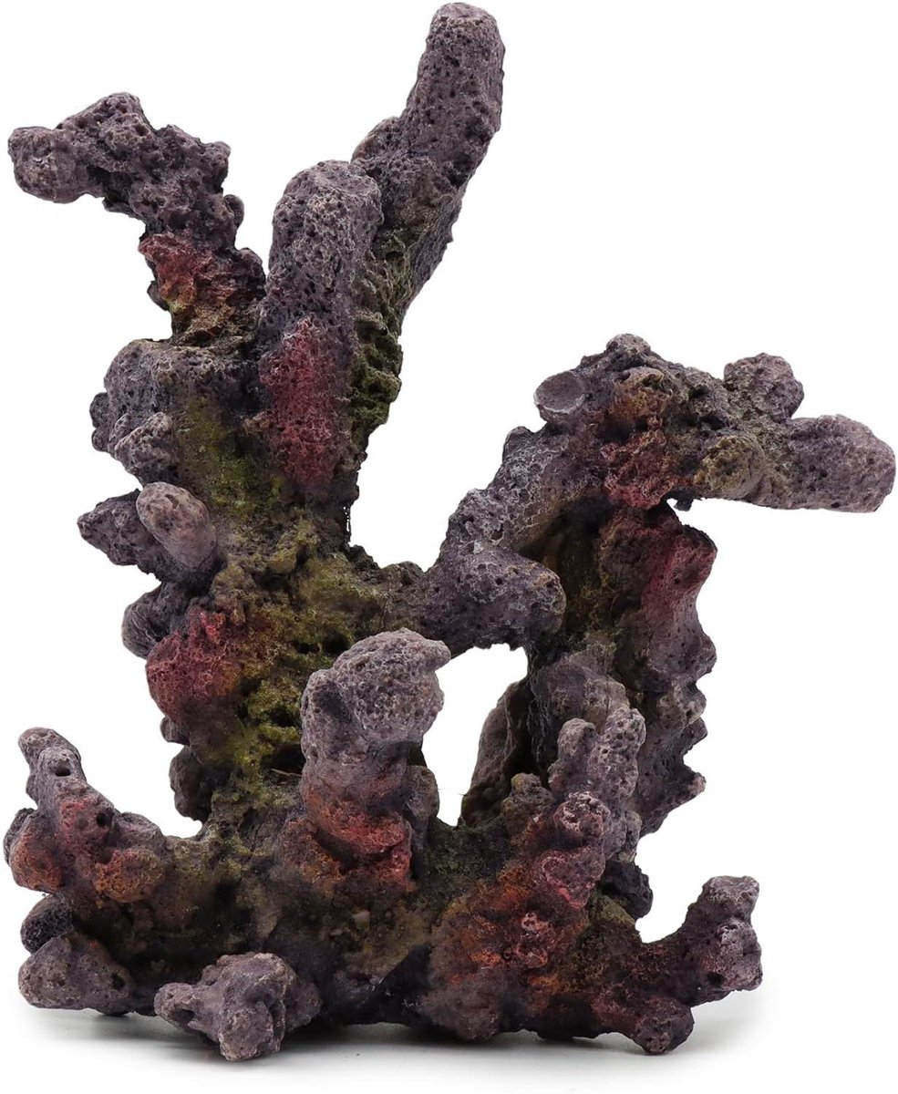 Hars Decoratie - Rif Rots Koraal - Aquarium Inrichting - Handverf Natuurlijk - MD 2 - Meerkleurig