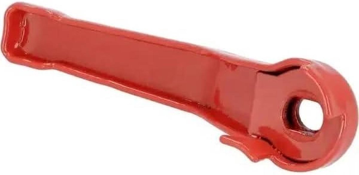 Hendel voor kogelkraan - Waterkraan hendel - Kraan bedienen - L-vormig ontwerp - 3/4 inch - rood