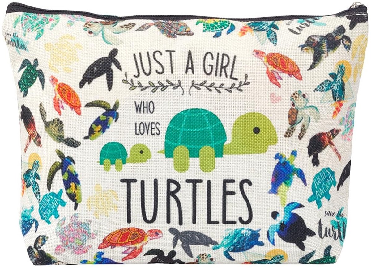 Allecto - Make-up Tas - Grote Capaciteit - Lichtgewicht Reistasje - Zeedieren Motief - Cosmetica Organizer - Geschikt voor Vrouwen - Kleurig