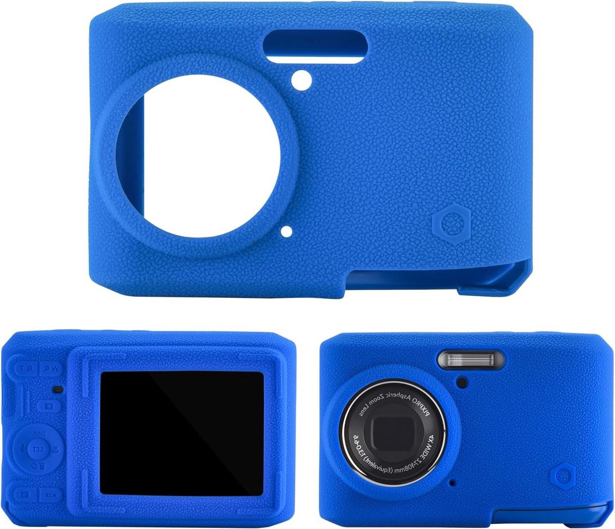 Beschermhoes Camera - Camerahoes Siliconen - Camera Beschermen - Slanke Pasvorm - N.v.t. - Blauw