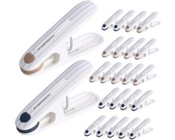 Windbestendige Plastic Bedlakenclips - 24 Stuks - Multifunctionele Antislip Kledingklemmen Voor Dekbedden - Handdoeken En Dekens - Voor Binnen En Buiten - Afmeting 6x2.5x1.6 cm