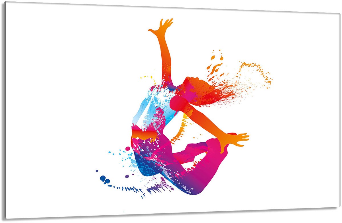 TMK ArtDeko - Beschermende Glazen Plaat - 80x52 cm - Wit