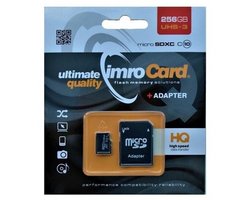 Imro 256GB Serie - Geheugenkaart - microSDXC - UHS-3 Klasse
