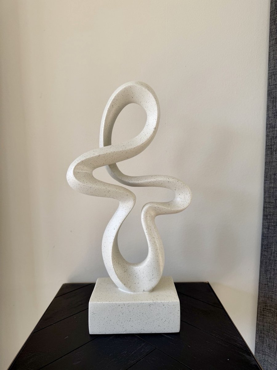 Statue Polyresin Ivory 21.5x10x40cm