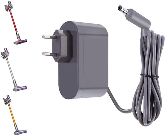26.1V Oplader Geschikt voor Dyson V6 V7 V8 – Vervangende Oplader Geschikt voor Dyson – Universeel – Battery Charger – Stofzuigeradapter – Kabel 1,8 m – Voor Dyson Steelstofzuigers – Voor Animal Stofzuigers Netwerkadapter AC-Ad