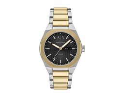 Armani Exchange AX4298 Mannen Horloge 42 mm Goudkleurig/Zilverkleurig