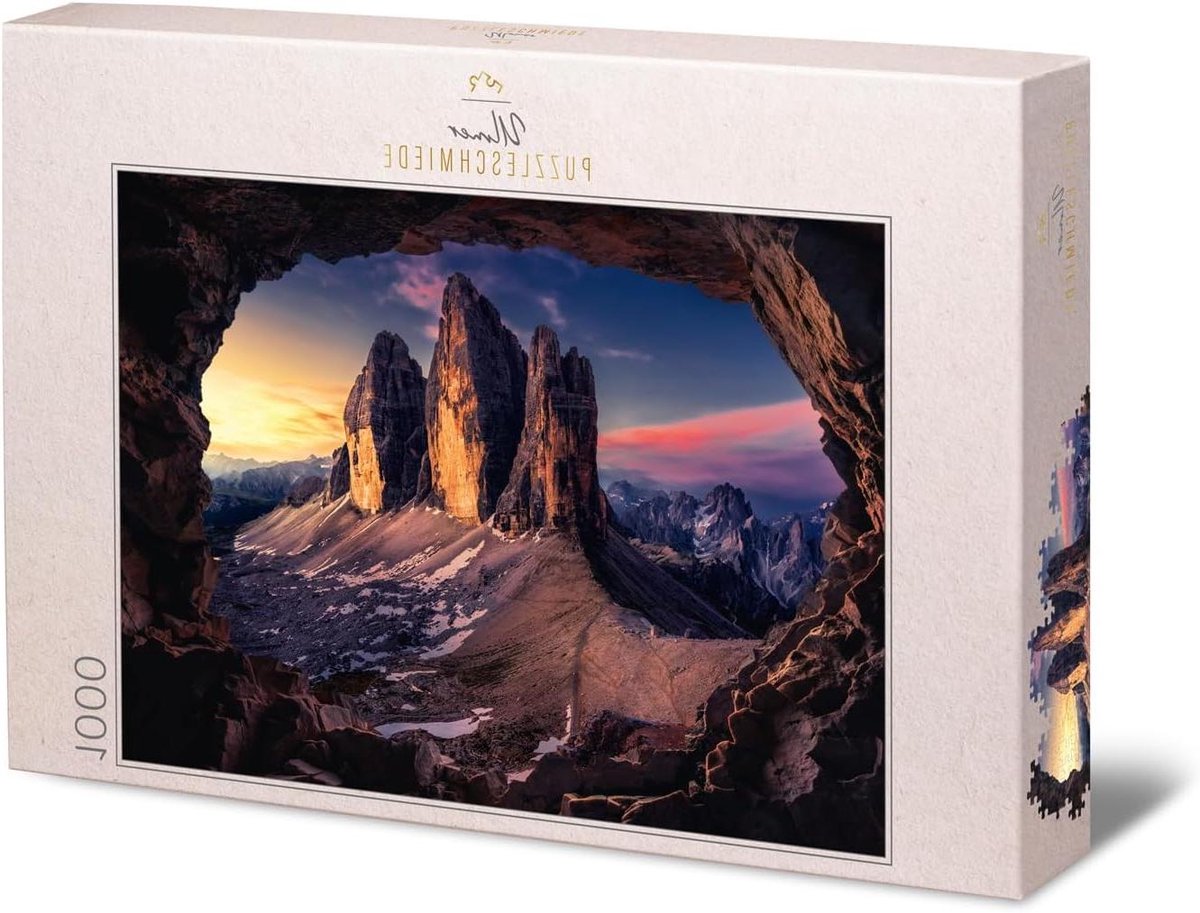 Legpuzzel Alpen - Puzzel 1000 stukjes - Ontspanning thuis - Premium karton 1.9mm - 68 x 48 cm - Niet gespecificeerd
