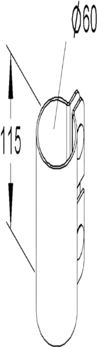 Niedax 68107 R2B60 KOPPELING RVS