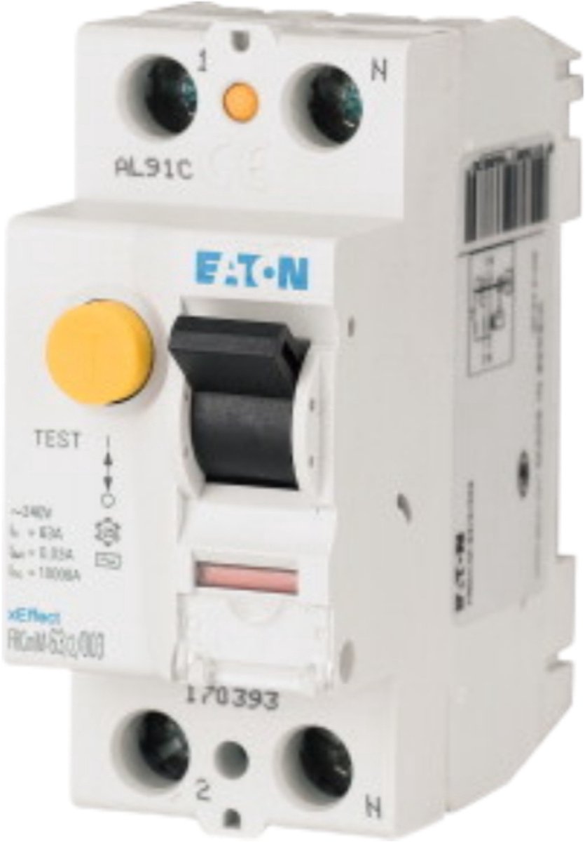 Eaton Y7-170431 FRCMM-25/2/003-A FI-Schutzschalter 2phasig A 25 A 0.003 A (Y7-170431)