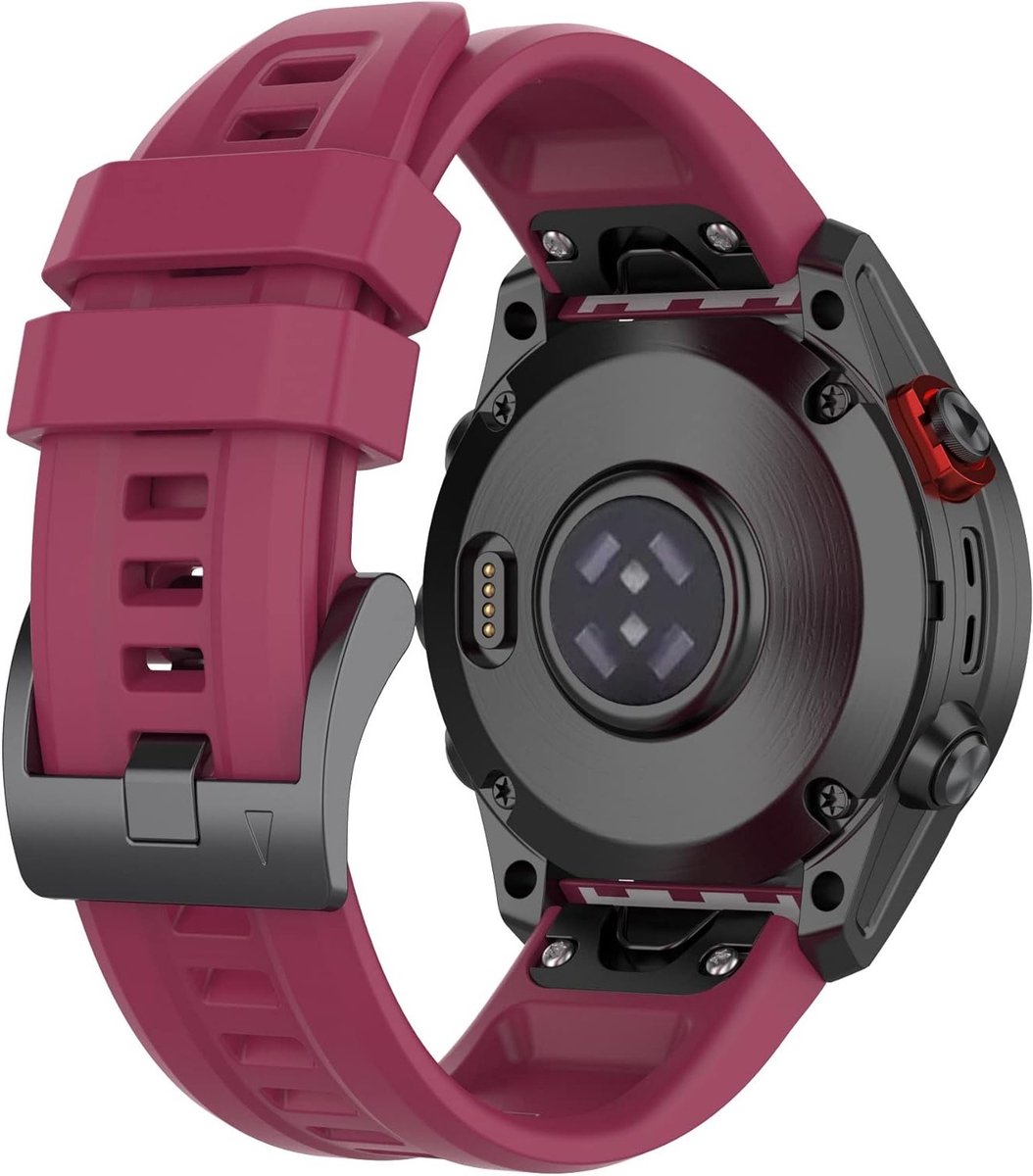 Zachte Flexibele Silikonengordel voor Garmin Fenix 7S/6S/5S - Sportieve Vervangband met Metalen Gesp voor Instinct 2S en D2 Delta S