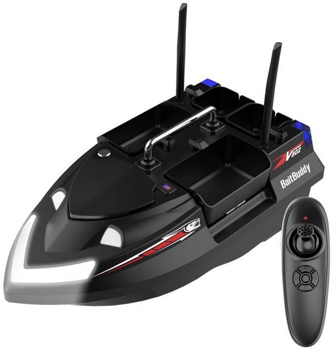 Flytec - V802 black 12000 - Bateau amorceur