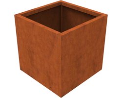 Plantenbak Vaargel buiten bloembak 60x60x60 cm patina casa.pro