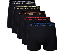 Onderbroeken Heren - 5 Pack - Kleurrijke Tailleband - Boxershorts - Maat S t/m XXL - MONTCHO