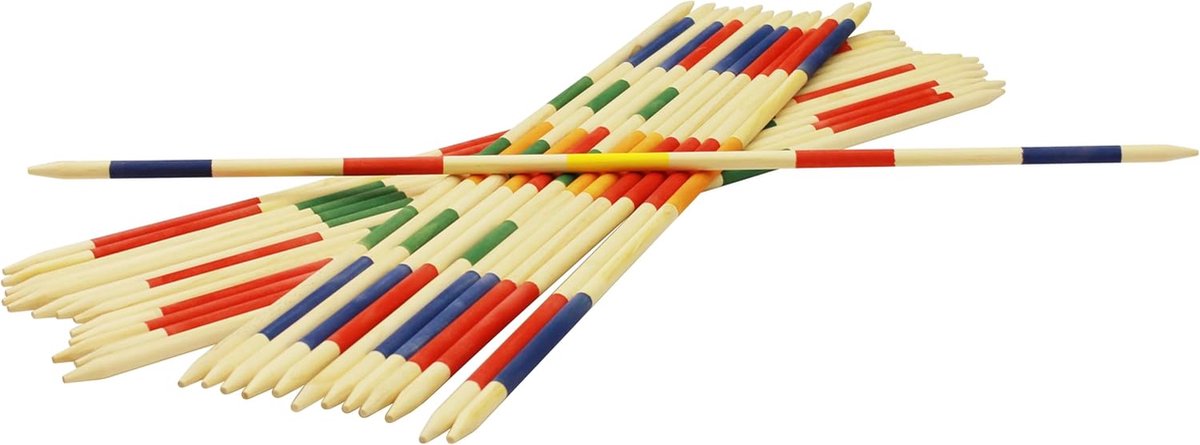 Reuze Mikado - Houten Buitenspel - Gezinsspel Buiten - Extra Grote Stokken - 75cm Stokken