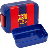 FC Barcelona - Broodtrommel – Lunchbox Kids – BPA-vrij – 450 ml – 17 x 12 x 6 cm – Blauw/Rood
