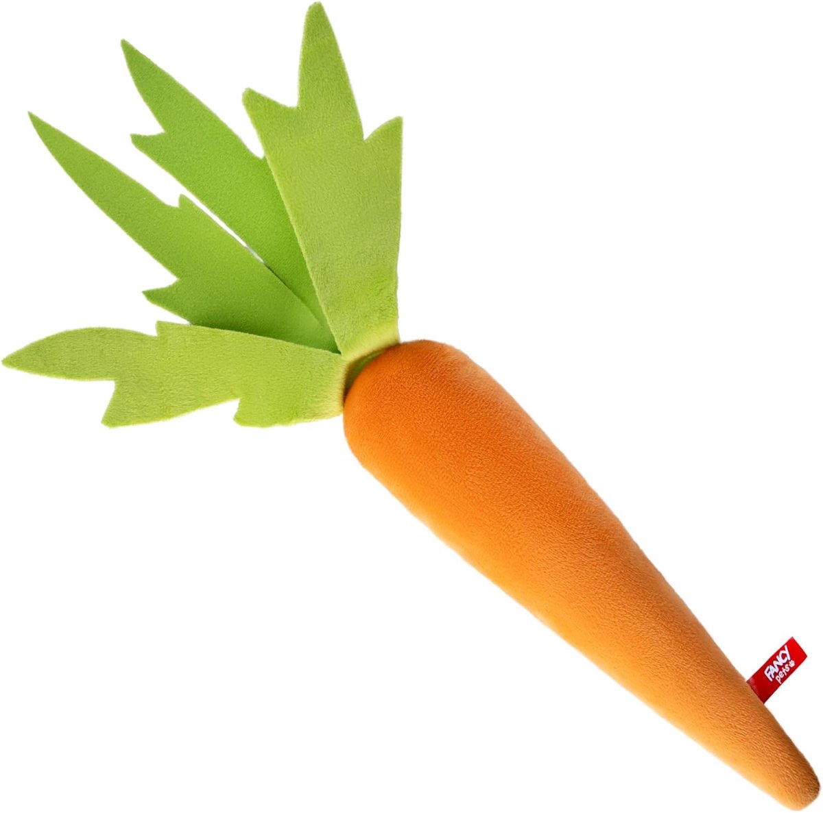 Pluche Hondenspeeltje - Zacht Puppy Speelgoed - Dagelijkse Speltijd - Met Ingebouwde Pieper - 26 cm Lengte - Oranje